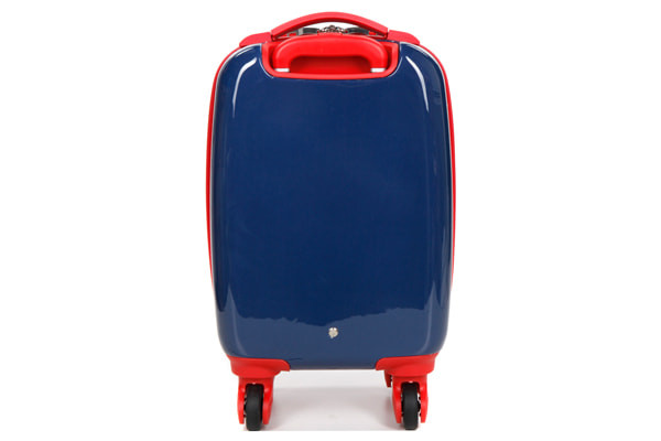 Blauwe hardcase koffer