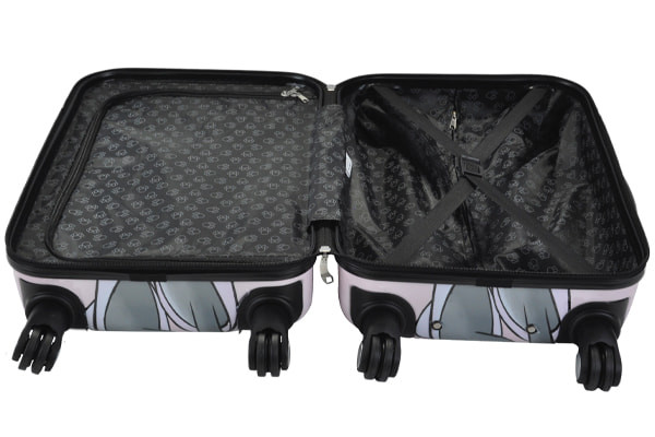 Afmeting koffer is 38x21,5x56 cm.