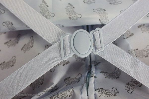 Met inpakriem in het onderste gedeelte.