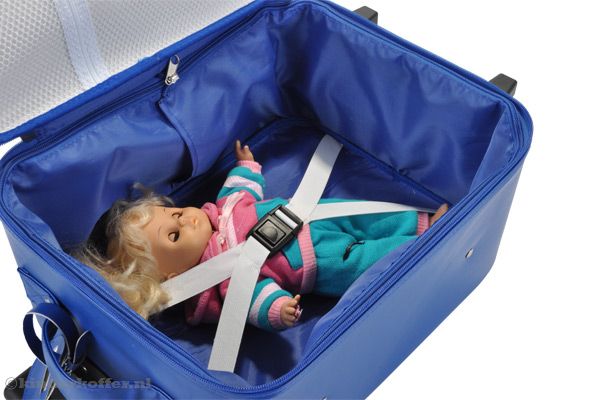 Inpakriem voor het vastzetten van je bagage.