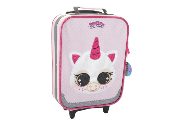 Prachtige koffer gemaakt van stof.