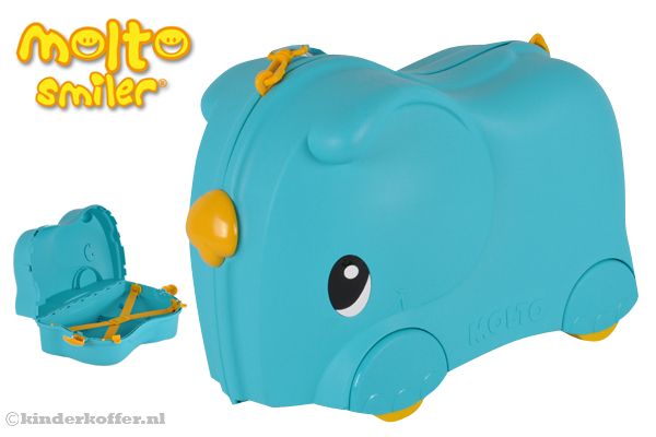 Molto Smiler Children's Suitcase Blue + Food Thermos
