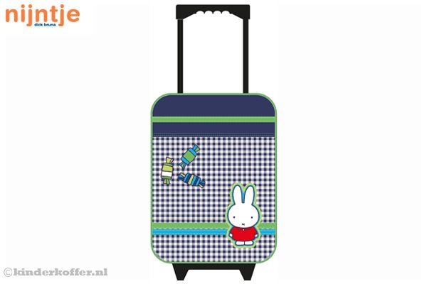 Nijntje kinderkoffer Sweet blauw.