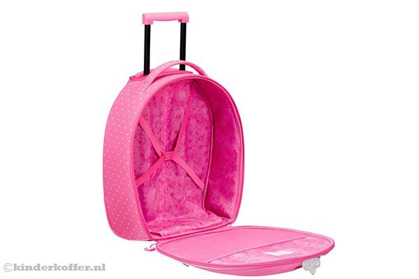 Kinderkoffer met een formaat van 35 x 15 x 45 cm.