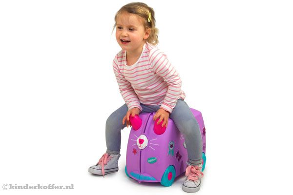 Lekker rijden op jouw eigen kinderkoffer.