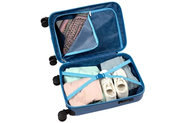 Met handige inpakriemen