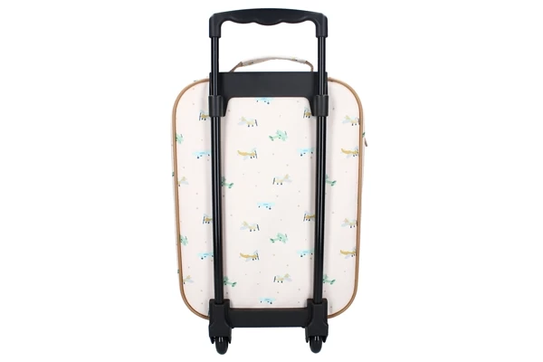 Twee wieltjes en uitschuifbaar handvat