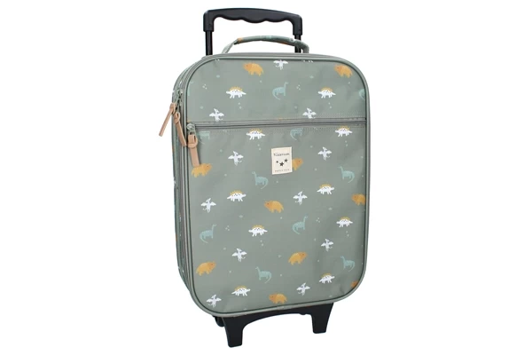 Groene print met dinosaurussen