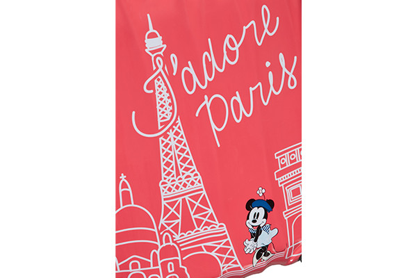 Minnie Mouse in Parijs design.