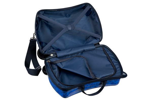 Compartiment met inpakriemen