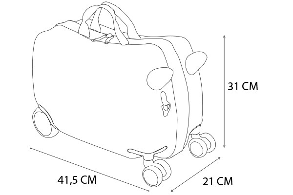 Afmeting: 41,5x21x31 cm